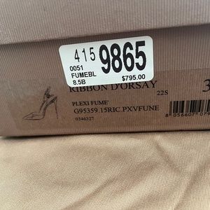 Gianvito Rossi- Plexi Slingbacks -sz 8.5